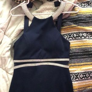 cute navy blue dress